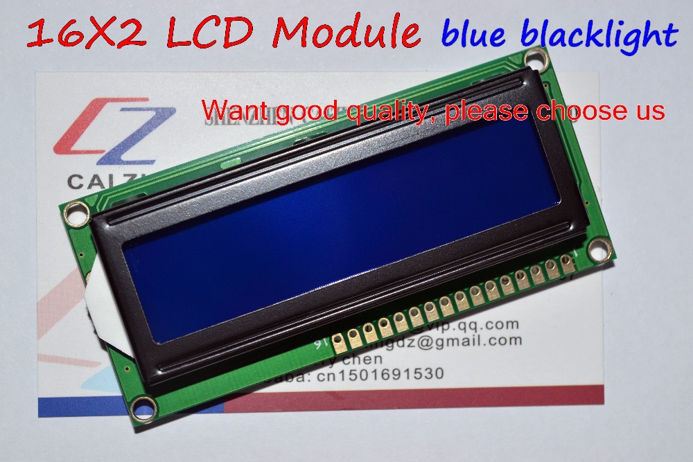 Lcd 1602 - จัดส่งฟรี10PCS LCD1602 1602โมดูลหน้าจอ LCD 16X2ตัวอักษรโมดูล HD44780คอนโทรลเลอร์สีน้ำเงิน