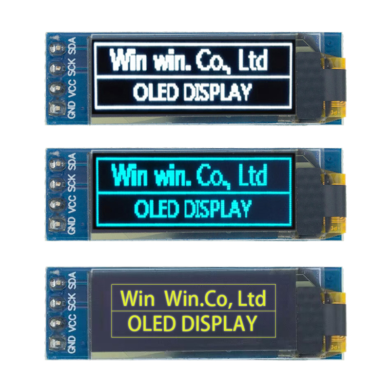Ssd1306 - 0.91 นิ้ว OLED โมดูล 0.91 