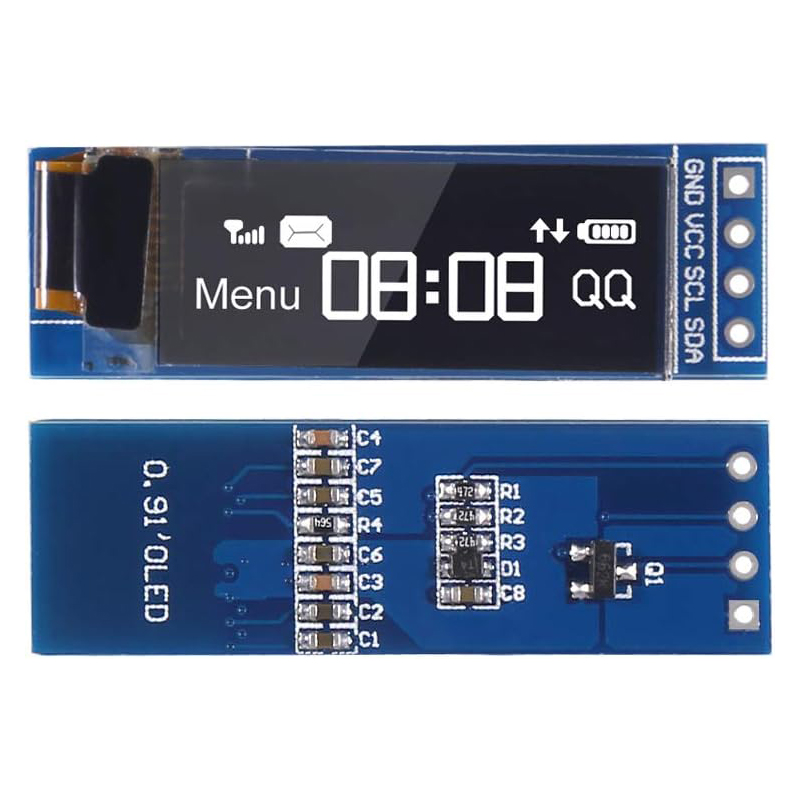 Ssd1306 - โมดูลจอแสดงผล OLED I2C 0.91นิ้ว I2C SSD1306จอแสดงผลโมดูลจอแสดงผล