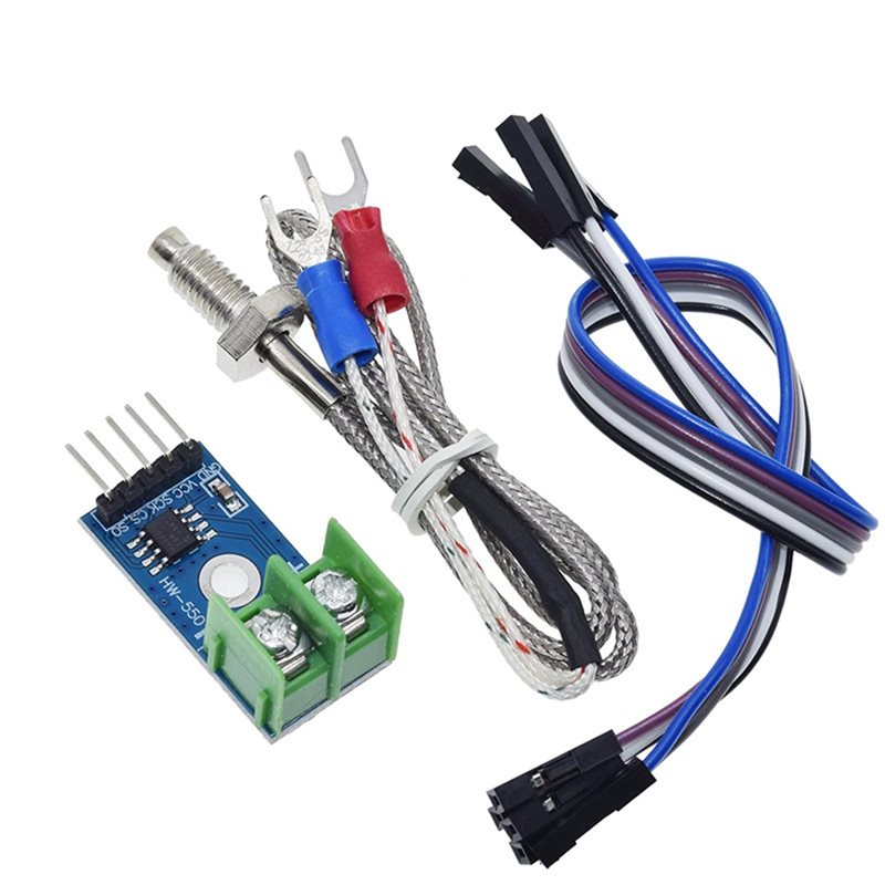 Thermocouple Module K Type - A99E-MAX6675 โมดูลวัดอุณหภูมิแบบ SPI อินเทอร์เฟซ K ประเภทเซ็นเซอร์วัดอุณหภูมิ