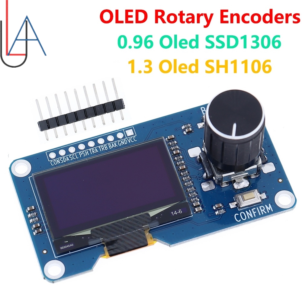 Oled Display 0.96 - หน้าจอแสดงผล OLED สีขาว LAUBEI ขนาด 0.96/1.3