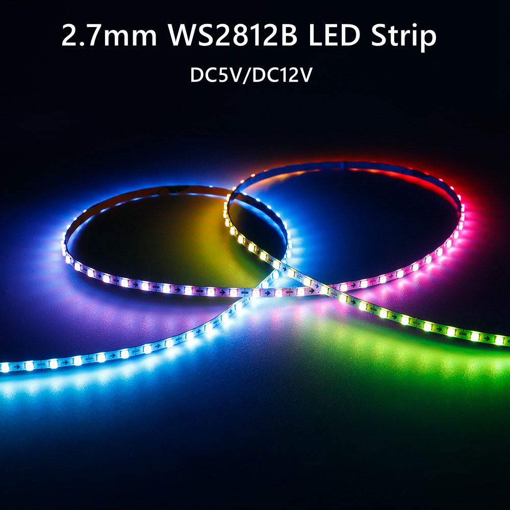 Ws2812B Strip 5V - 2.7 มม. WS2812B แถบ LED PCB