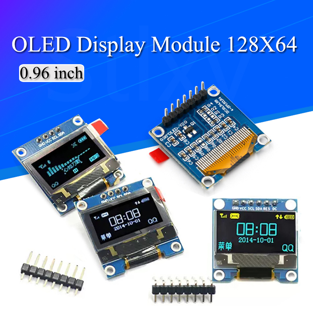 Ssd1306 - โมดูลจอแสดงผล OLED สีขาวแบบ IIC ขนาด 0.96