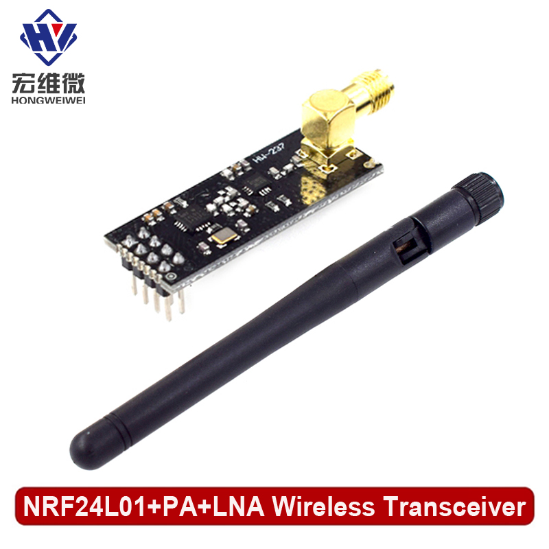 Nrf24L01 - NRF24L01+PA+LNA เครื่องรับส่งสัญญาณไร้สาย RF Transceiver โมดูล 2.4G