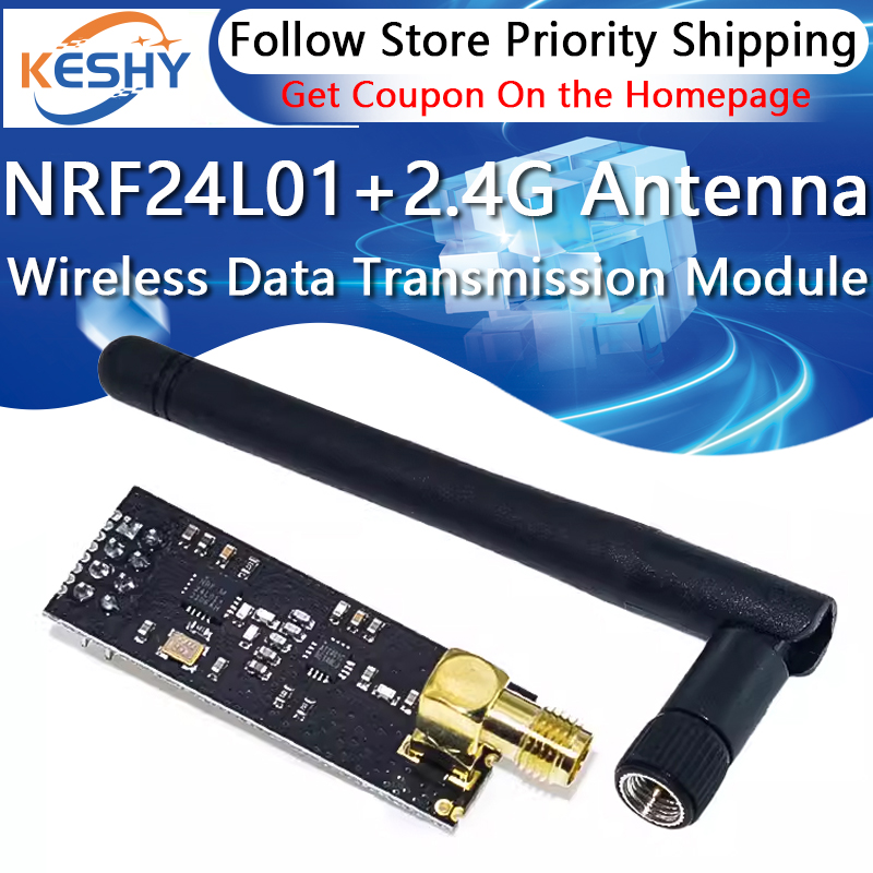 Nrf24L01 - NRF24L01 + 2.4G ข้อมูลไร้สายโมดูล 2.4GHz NRF24L01