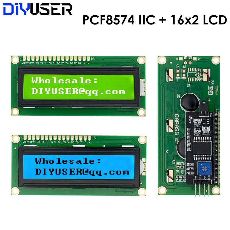 LCD1602 1602 โมดูลจอแอลซีดีสีฟ - Lcd 1602 บทวิจารณ์และราคา