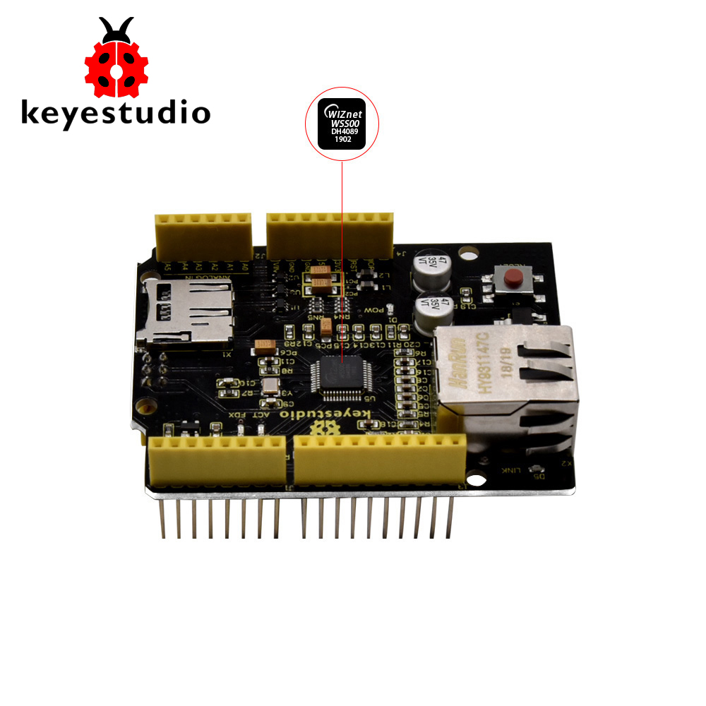 Keyestudio W5500 Ethernet Shie - Ethernet W5500 บทวิจารณ์และราคา