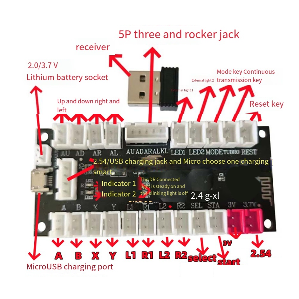 L77A 2.4G ไร้สาย จอยสติ๊กแบบไม - Joystick Module บทวิจารณ์และราคา