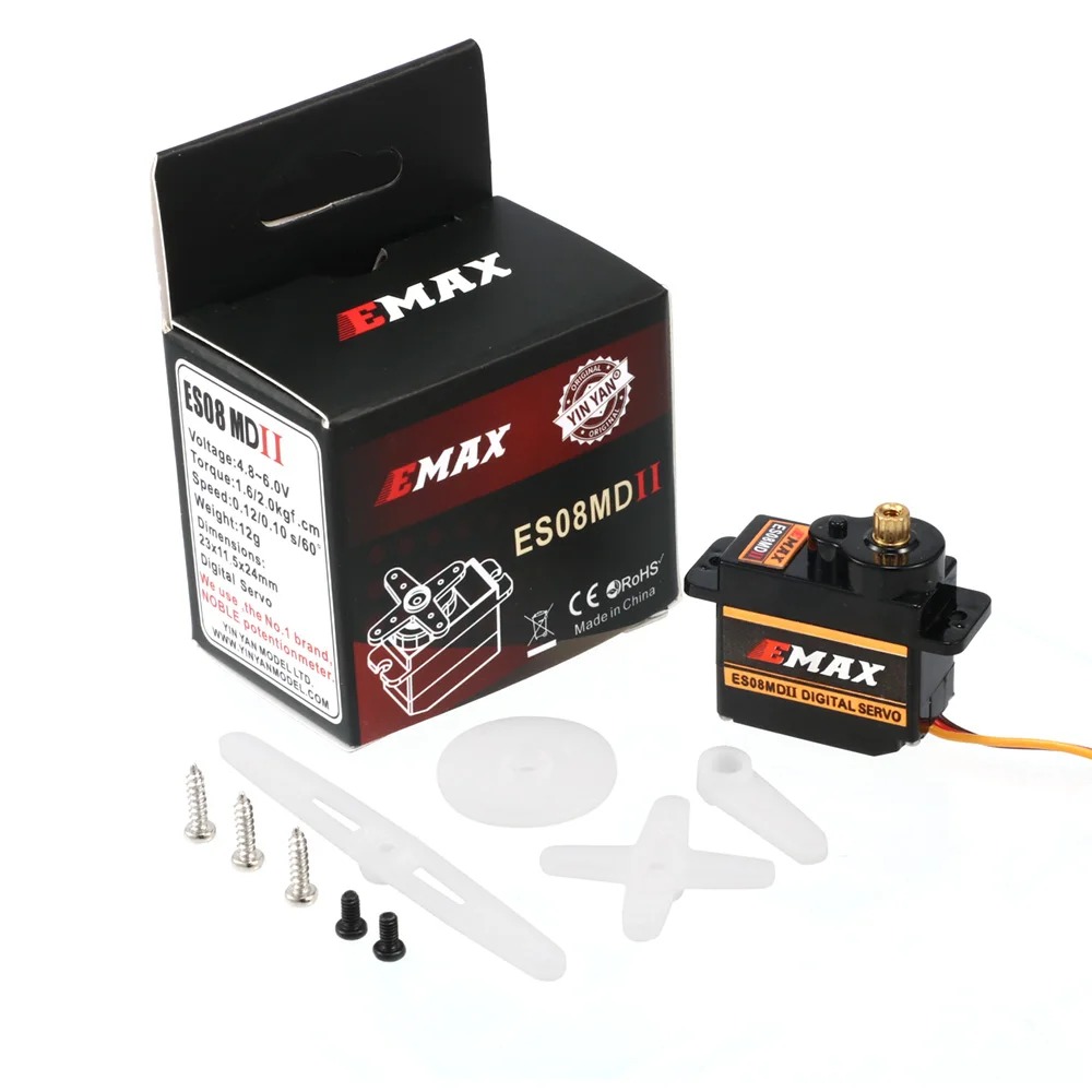 EMAX ES08MDII ES08MD II เซอร์โ - Servo Sg90 บทวิจารณ์และราคา