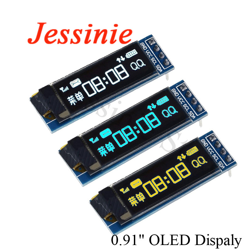0.91 นิ้ว OLED โมดูล 0.91 