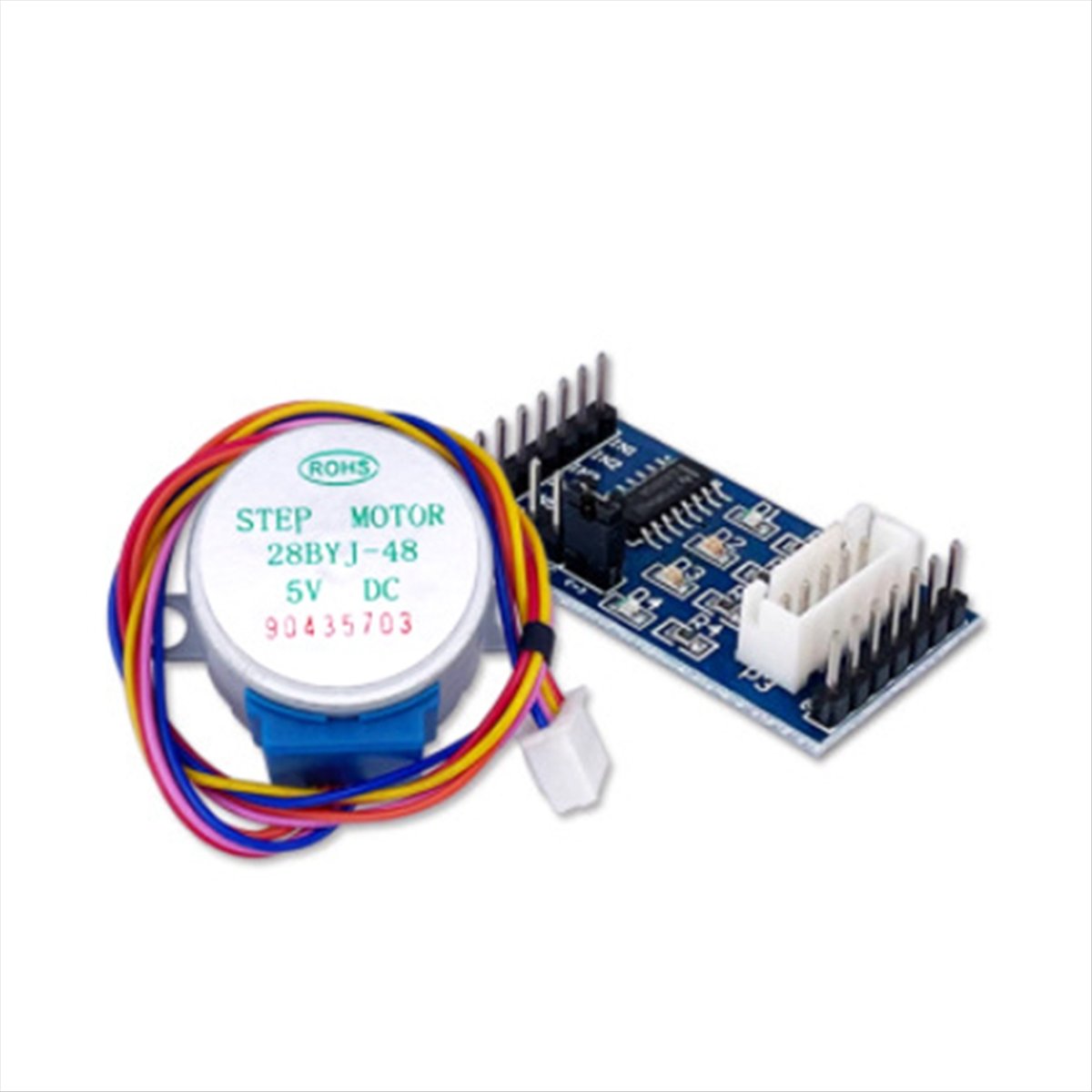 【อะไหล่มอเตอร์】มอเตอร์สเต็ปเปอ - Stepper Motor 28Byj บทวิจารณ์และราคา