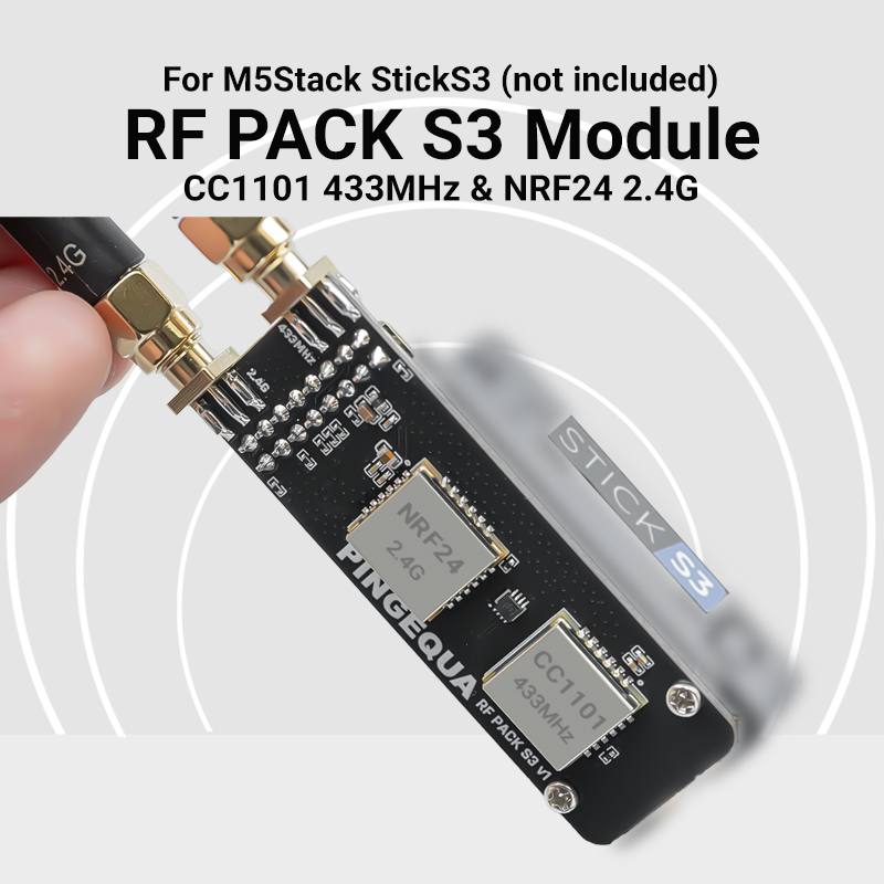 M5Stack StickS3 โมดูลดูอัลแบนด - Nrf24L01 บทวิจารณ์และราคา