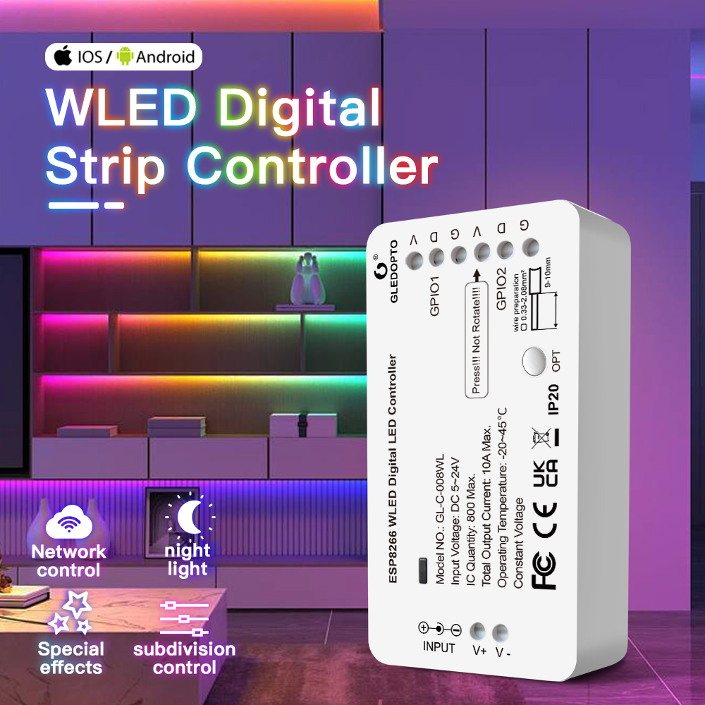 5 V-24 V WLED RGB RGBW Digital - Ws2812B Strip 5V บทวิจารณ์และราคา