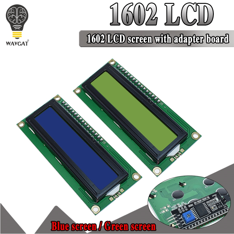 โมดูลจอ LCD1602 หน้าจอสีน้ำเงิ - Lcd 1602 บทวิจารณ์และราคา