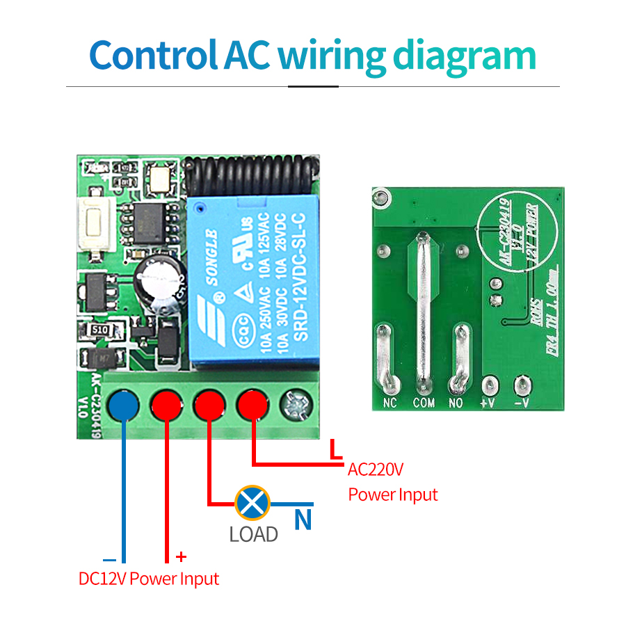 433MHz สวิตช์ DC12V ไร้สายแบบ  - Joystick Module บทวิจารณ์และราคา