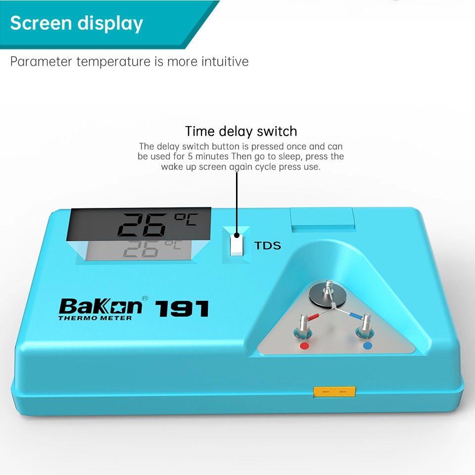 เครื่องทดสอบหัวแร้งบัดกรี Bako - Soldering Iron Temperature Probe บทวิจารณ์และราคา