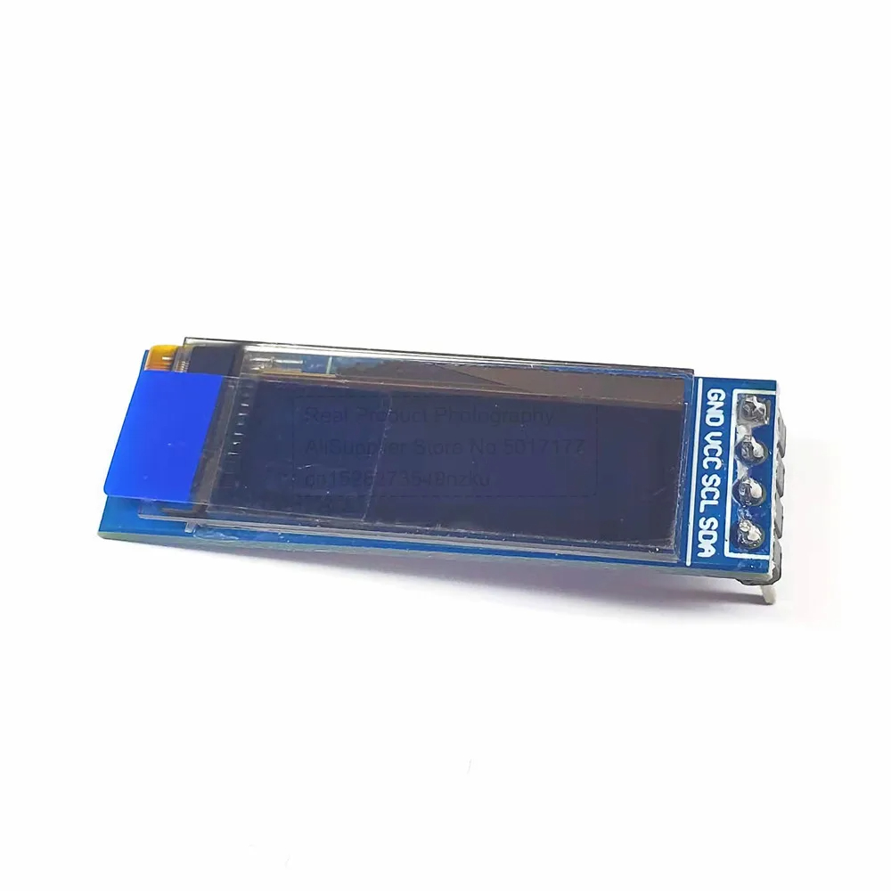 โมดูลจอแสดงผล OLED 3.3V-5V 0.9 - Ssd1306 บทวิจารณ์และราคา