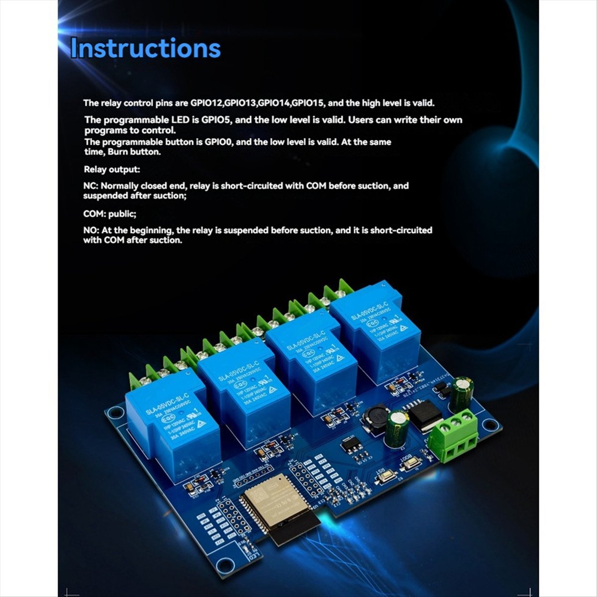 โมดูลรีเลย์ 4 ช่องสัญญาณ HDL 3 - Relay Module 4 Channel บทวิจารณ์และราคา