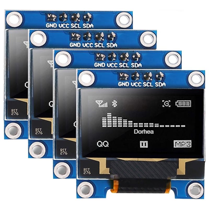 A37T-4Pcs 0.96 นิ้วโมดูลจอแสดง - Oled Display 0.96 บทวิจารณ์และราคา