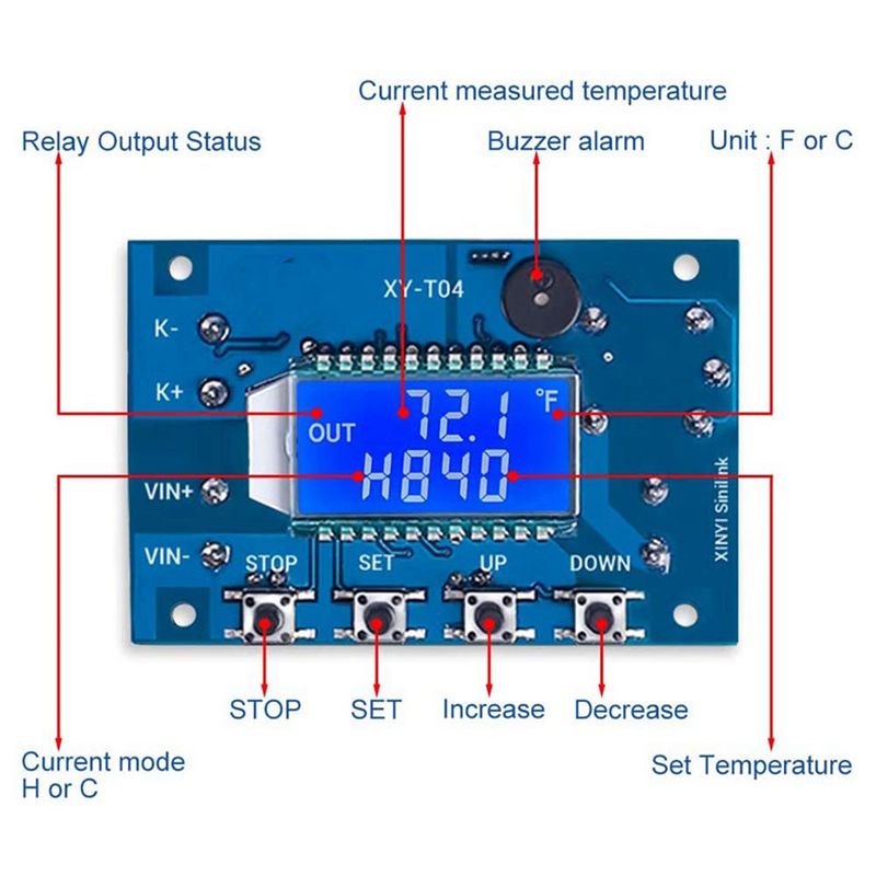 DT17 2X 12V DC เครื่องควบคุมอุ - Thermocouple Module K Type บทวิจารณ์และราคา